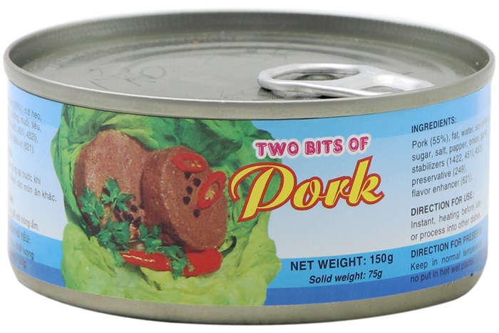 Thịt heo 2 lát Vissan 150g