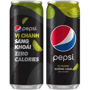 PEPSI KHÔNG CALO CHANH LON 330ML