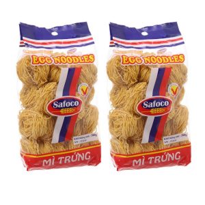 2 gói mì trứng Safoco 500g